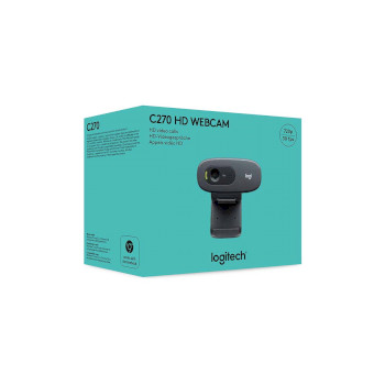 LGT-C270 V2 C270 webcam usb 2.0 3 mpixel 720p zwart Verpakking foto
